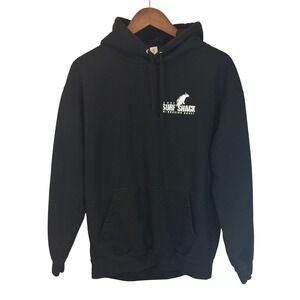 LOST Surf Shack Mendocino Coast Black Long Sleeve Summer Theme Hoodie Size Large